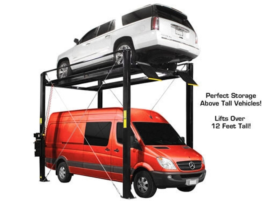 Atlas PRO7000ST Super Tall 4-Post Lift – 7,000 lb Capacity Car Storage & Service Lift | Atlas Automotive Equipment XH-PRO7000ST