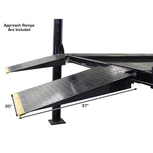 Atlas Garage PRO8000EXT-L 8,000 LB Extra Tall & Extra Long Portable 4-Post Car Lift | Professional-Grade Automotive Lift | Model XH-PRO-PRO8000EXT-L