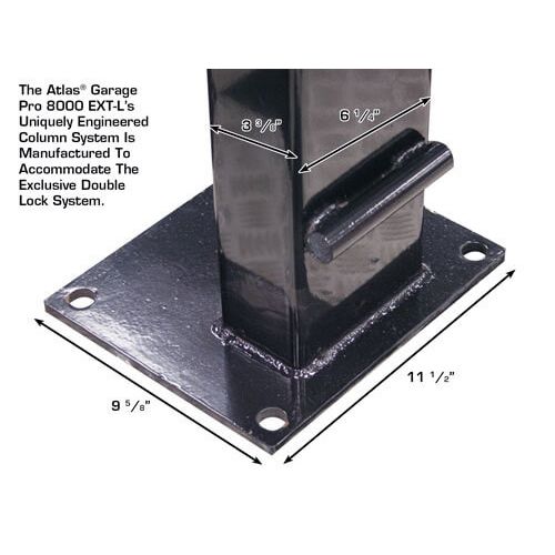 Atlas Garage PRO8000EXT-L 8,000 LB Extra Tall & Extra Long Portable 4-Post Car Lift | Professional-Grade Automotive Lift | Model XH-PRO-PRO8000EXT-L