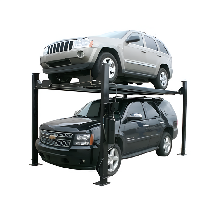 Atlas Garage PRO8000EXT 8,000 LB Extra Tall Portable 4-Post Car Lift | Hobbyist & Home Garage Automotive Lift | Model XH-PRO8000EXT