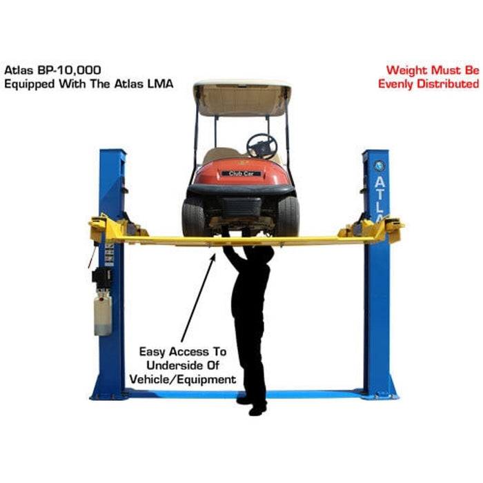 Atlas Automotive Lawnmower Adapter for 2-Post Lifts – ATLMA