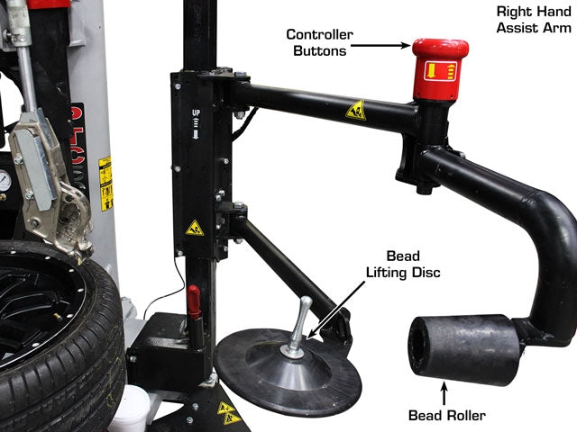 Atlas Platinum PTC500 Tire Changer + PWB90XL Wheel Balancer Combo Package – Professional Tire Service Equipment (AP-TCWB-COMBO2-FPD)