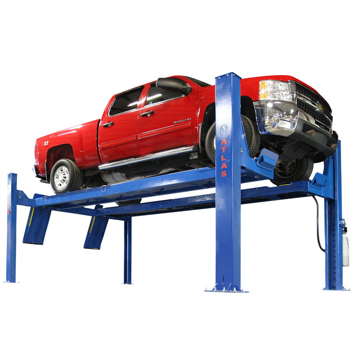 Atlas Platinum PVL14OF-EXT ALI Certified Open Front 4-Post Alignment Lift – 14,000 lb Capacity Heavy-Duty Automotive Lift (AP-PVL14OF-EXT-FPD)