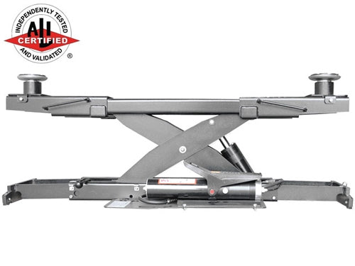 Atlas Platinum PVL14OF‑EXT 14,000 lb Open‑Front Alignment Lift + RJ7000 Rolling Bridge Jacks Combo | AP‑PVL14OF‑EXT‑COMBO (Will Call)
