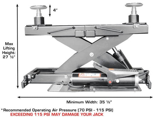 Atlas Platinum PVL14OF‑EXT 14,000 lb Open‑Front Alignment Lift + RJ7000 Rolling Bridge Jacks Combo | AP‑PVL14OF‑EXT‑COMBO (Will Call)