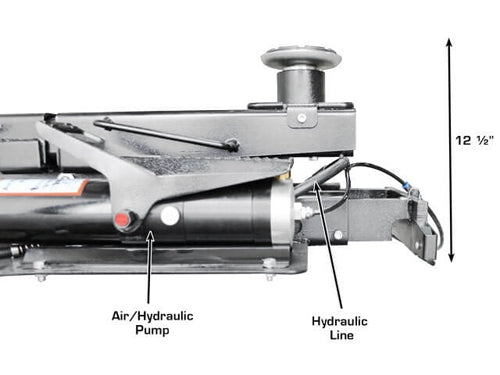 Atlas Platinum PVL14OF‑EXT 14,000 lb Open‑Front Alignment Lift + RJ7000 Rolling Bridge Jacks Combo | AP‑PVL14OF‑EXT‑COMBO (Will Call)
