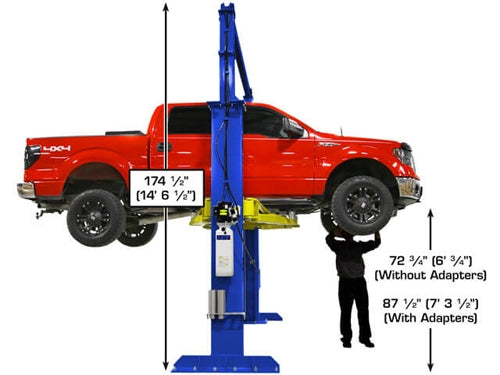 Atlas Platinum PVL15 ALI Certified 15,000 lb Commercial Grade Overhead 2-Post Lift – Heavy-Duty Automotive Lift (AP-PVL15-2)