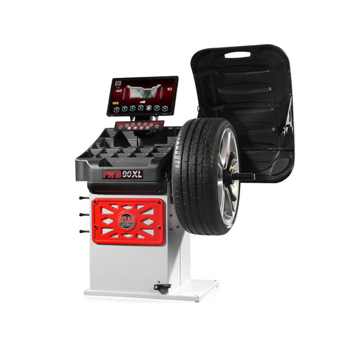 Atlas Platinum PWB90XL 3D Video Wheel Balancer with Laser Line – High-Precision Automotive Balancing Machine (AP-PWB90XL)