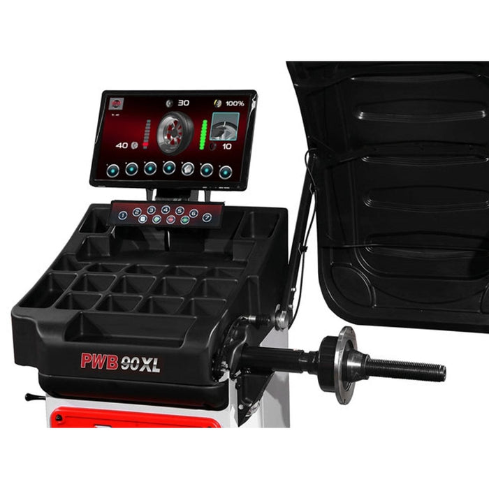Atlas Platinum PWB90XL 3D Video Wheel Balancer with Laser Line – High-Precision Automotive Balancing Machine (AP-PWB90XL)