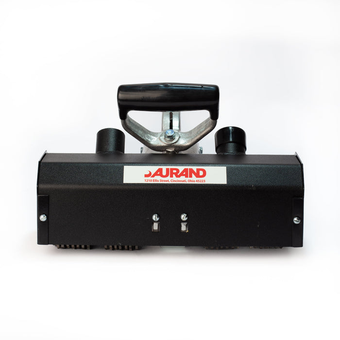 Aurand MP6EV 12″ Pneumatic Deck Scaler with Vacuum Dust Shroud – Heavy‑Duty Rotary Air Tool