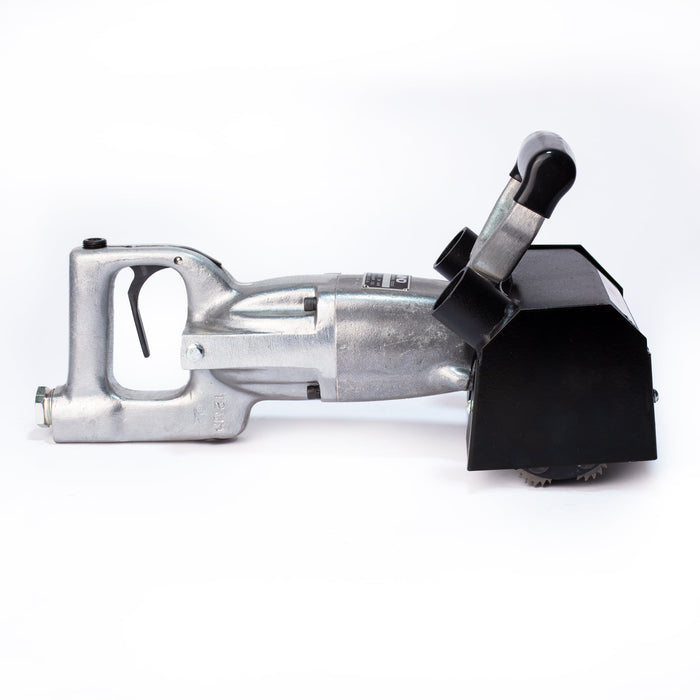 Aurand MP6V 8″ Pneumatic Deck Scaler with Vacuum Dust Shroud – Rotary Air Surface Prep Tool