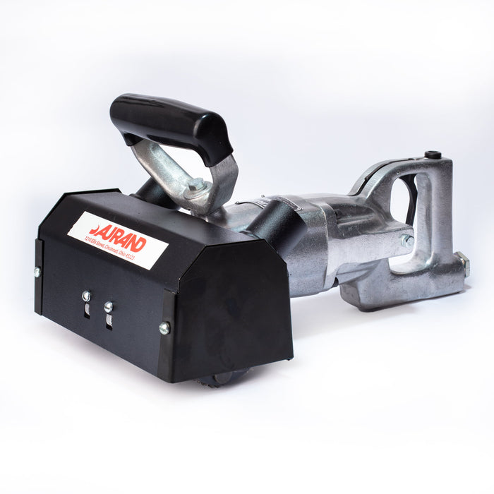 Aurand MP6V 8″ Pneumatic Deck Scaler with Vacuum Dust Shroud – Rotary Air Surface Prep Tool