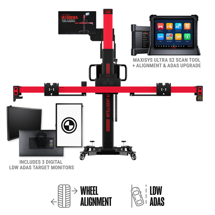 Autel MaxiSYS IA1000TDT ADAS & Wheel Alignment Calibration System