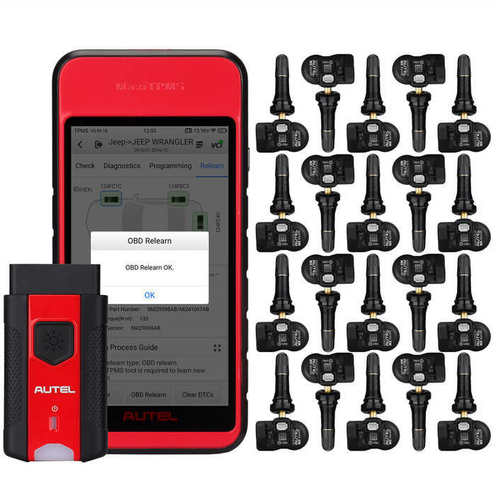 Autel MaxiTPMS ITS600K20 | TPMS Diagnostic Tablet & 20 MX Sensors