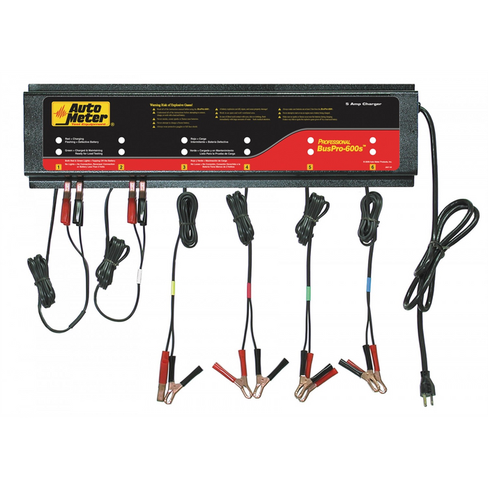 AutoMeter BUSPRO-600S 6-Channel Smart Battery Charger