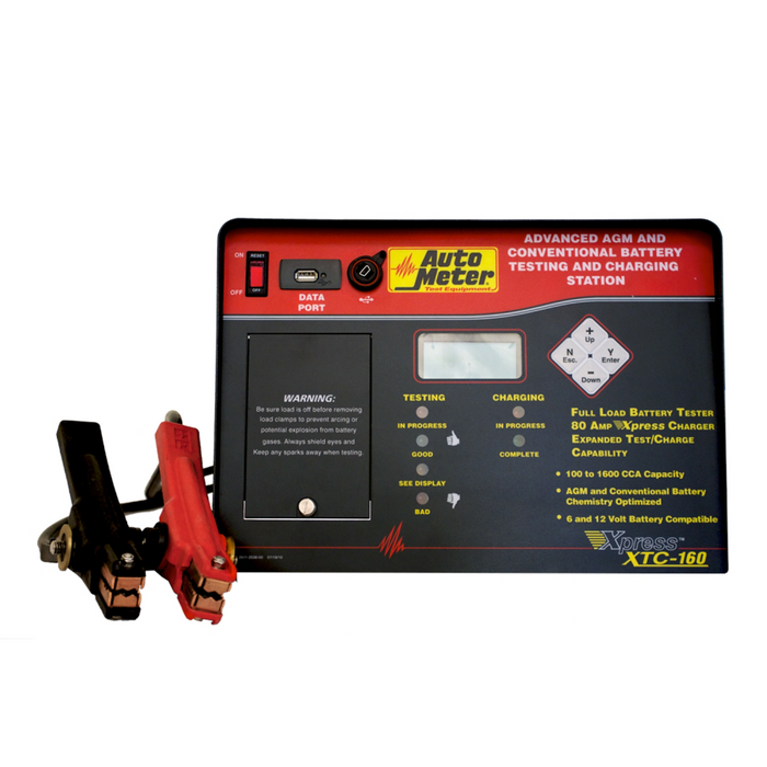 AutoMeter XTC-160 AGM Fast Battery Charger/Tester