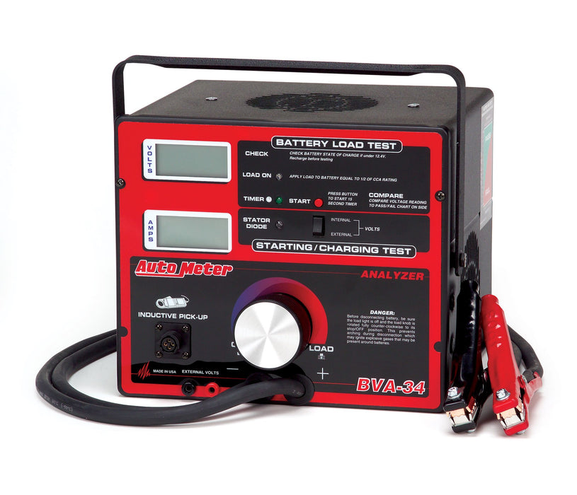 AutoMeter BVA-34 800 Amp Battery & Electrical System Tester