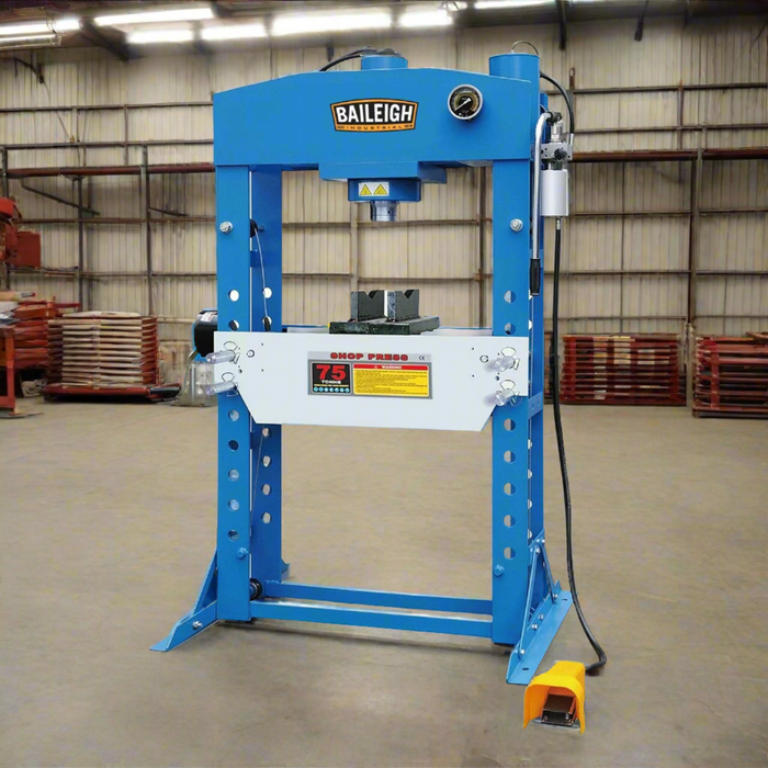 Pneumatic Shop Press | 75 Ton Cap.| Baileigh Industrial BA9-1004859