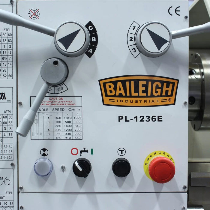 Metal Lathe | 12" x 36" | Baileigh Industrial BA9-1016616