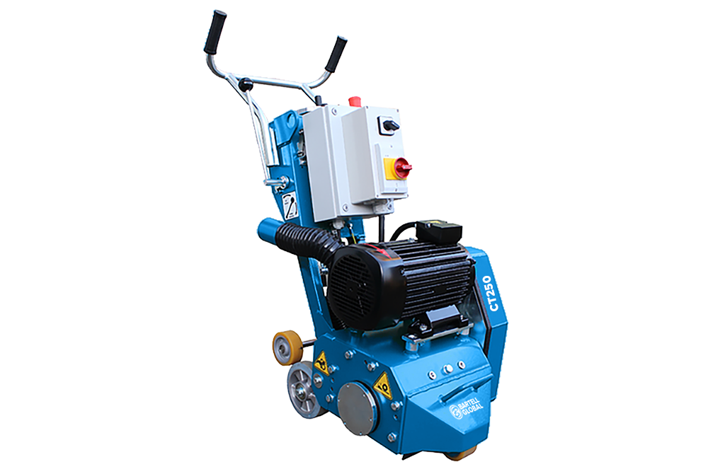 Concrete Scarifier | 10'' | 12HP | 230V | 3 Phase | Bartell Global CTPCT250