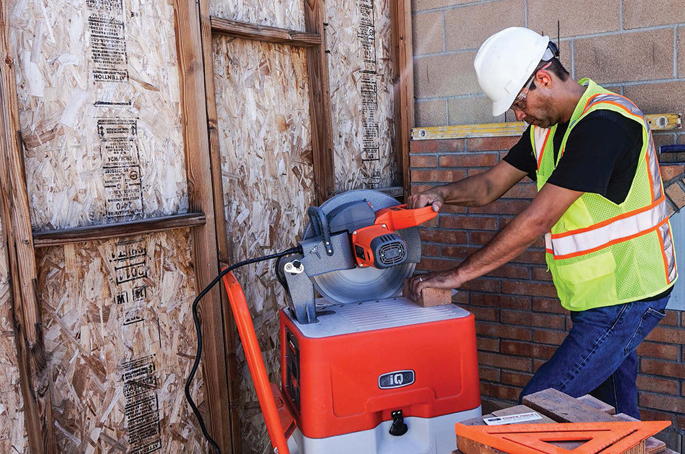 Masonry Saw | 14'' | With Intergrate Dust Control System | Bartell Global iQ360XT