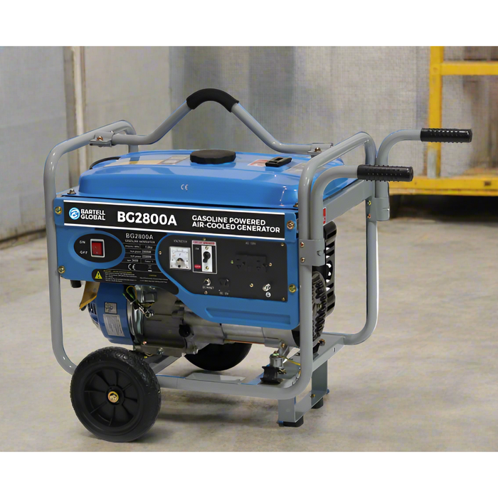 Generator | 2800W Max Output | Gas LT210 Engine | Bartell Global BG2800A