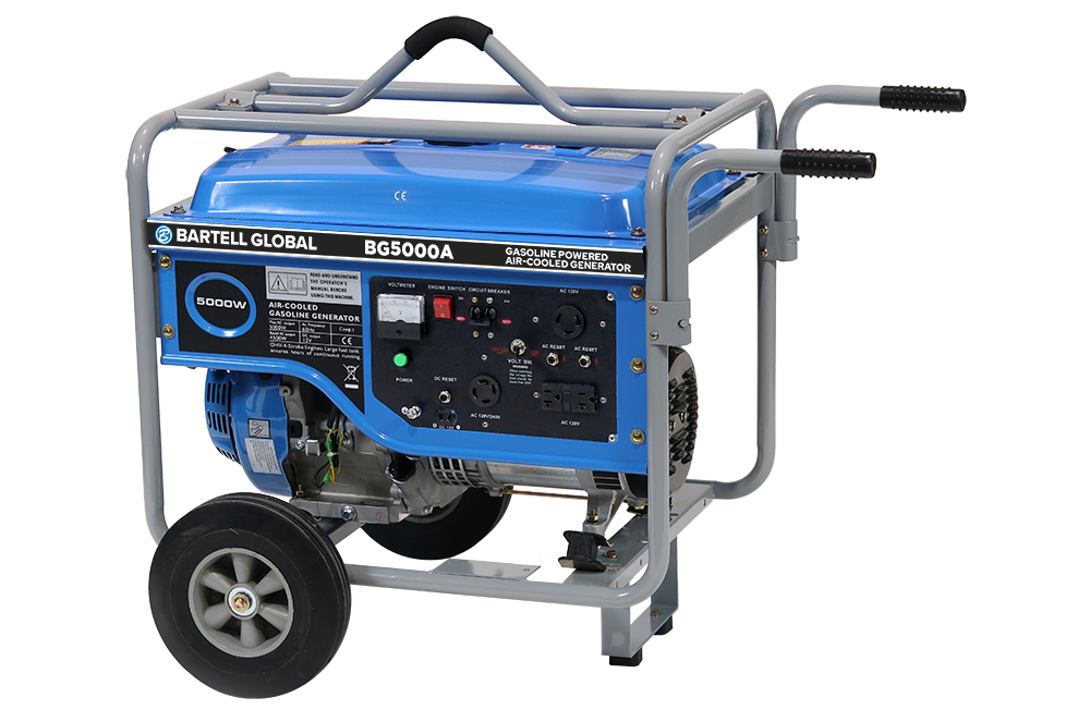 Generator | 5000W Max Output | Gas X420 Engine | Bartell Global BG5000A