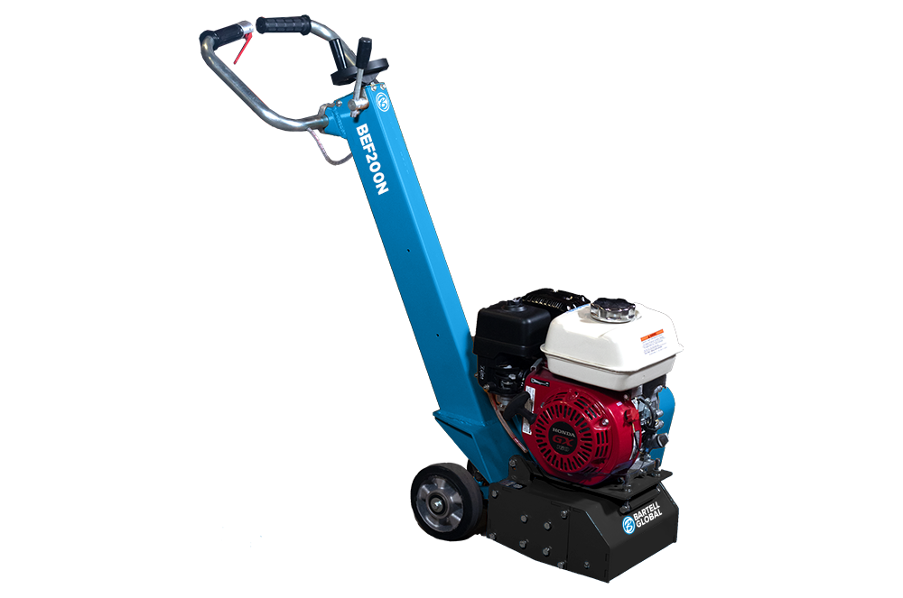 Concrete Scarifier | 8'' (20cm) | 3HP | 230V | Electric Motor| Bartell Global 836-BEF200N-2A