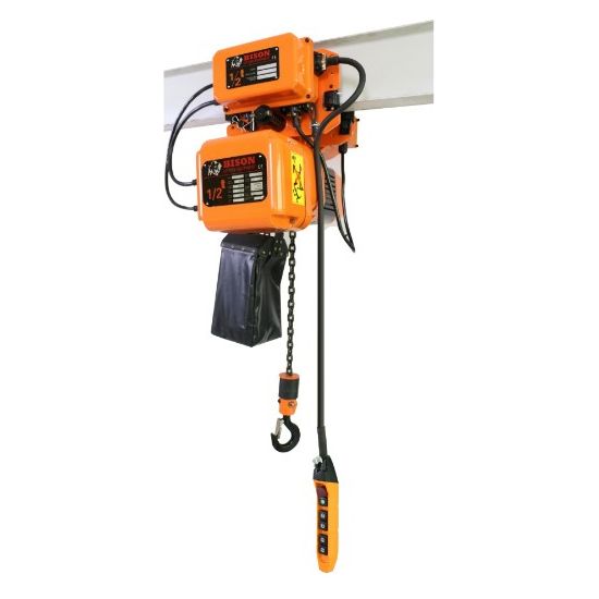 Chain Hoist | 1/2 Ton | Three Phase | With Trolley | Electric | Bison Lifting HHBDSK005-01D+WPC005D