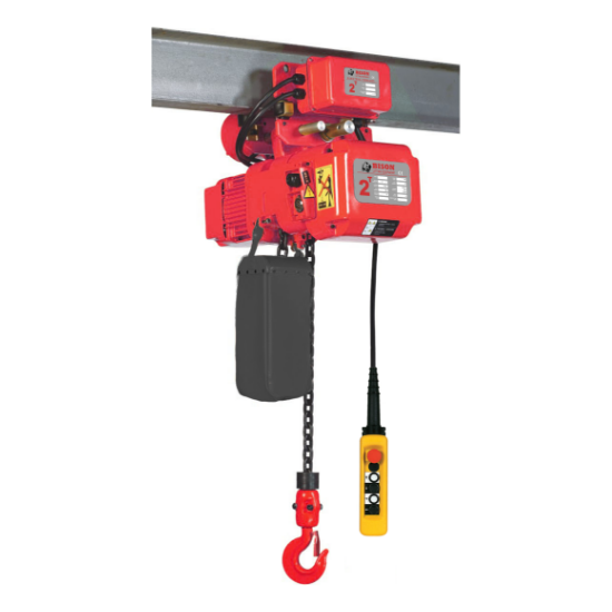 Chain Hoist | 2 Ton | Three Phase | With Trolley | Electric | Bison Lifting HHBD02SK-01+WPC02