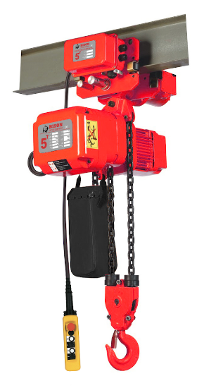 Chain Hoist | 5 Ton | Three Phase | With Trolley | Electric | Bison Lifting HHBDSK05-02D+WPC05D