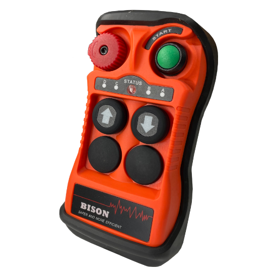 Radio Remote Kit | 2 Button | for Hoist Single Speed | Bison Lifting Q200