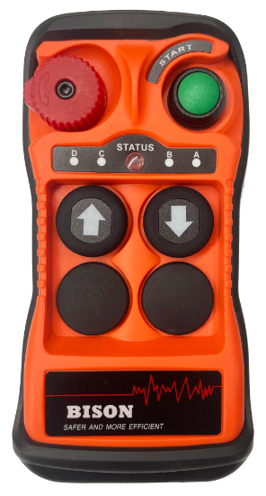 Radio Remote Kit | 2 Button | for Hoist Single Speed | Bison Lifting Q200