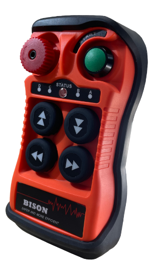 Radio Remote Kit | 4 Button | for Hoist Dual Speed with trolley | Bison Lifting Q404