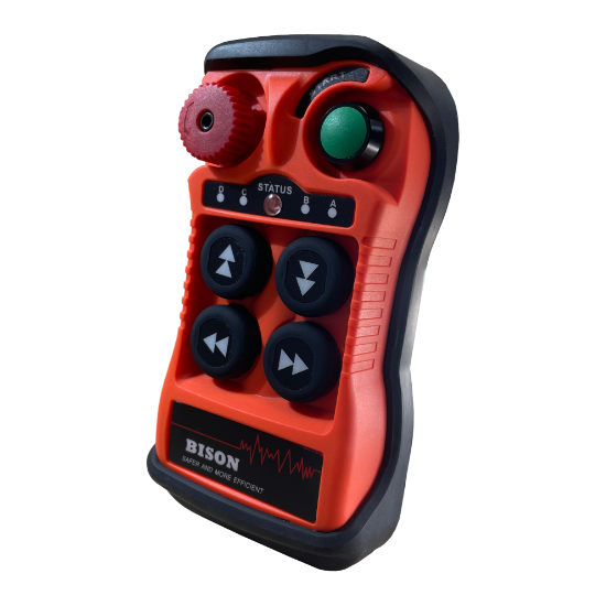 Radio Remote Kit | 4 Button | for Hoist Dual Speed with trolley | Bison Lifting Q404