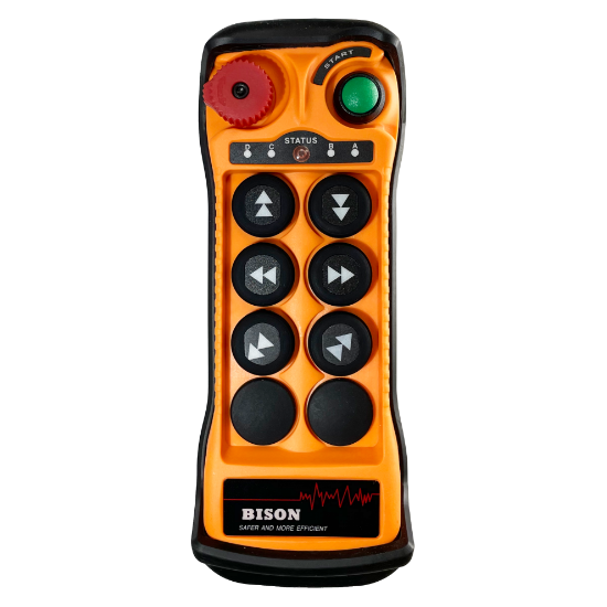 Radio Remote Kit | 6 Button | for Hoist Dual Speed with trolley | Bison Lifting Q606