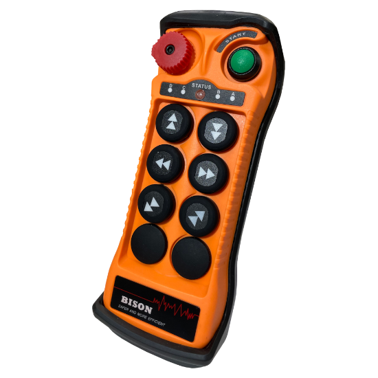 Radio Remote Kit | 6 Button | for Hoist Dual Speed with trolley | Bison Lifting Q606