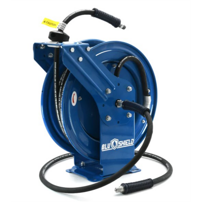 BluBird 3/8" x 75' Pressure Washer Non-Marking Hose Reel BLBPWR3875-NM