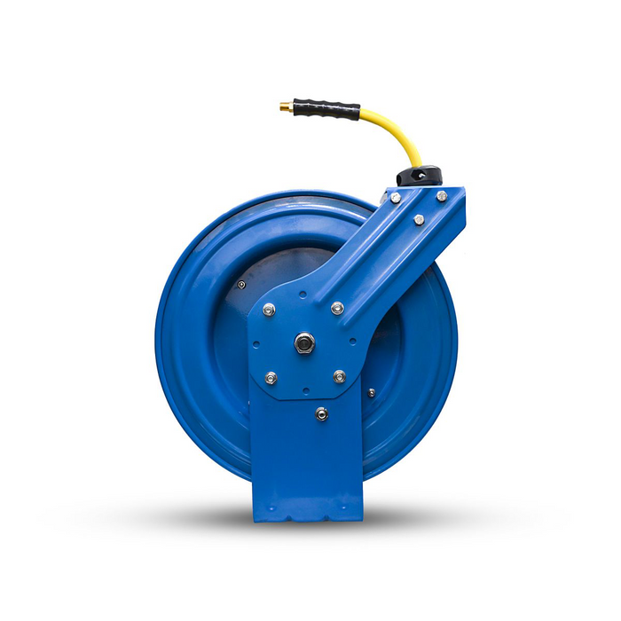 BluBird OilShield Rubber Air Hose Reel Heavy Duty Single Arm Assembly 1/2" x 25' BLBOSRHD1225