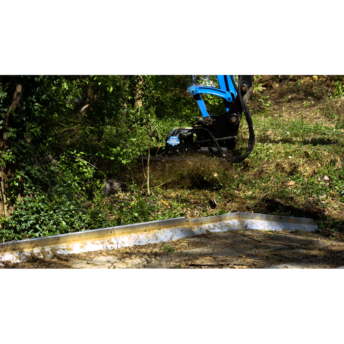 Mini Excavator Cutter Brush | 36'' | Blue Diamond Attachments