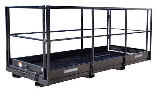 Forklift Work Platform | 4'x 12' | Blue Diamond Attachments 117025