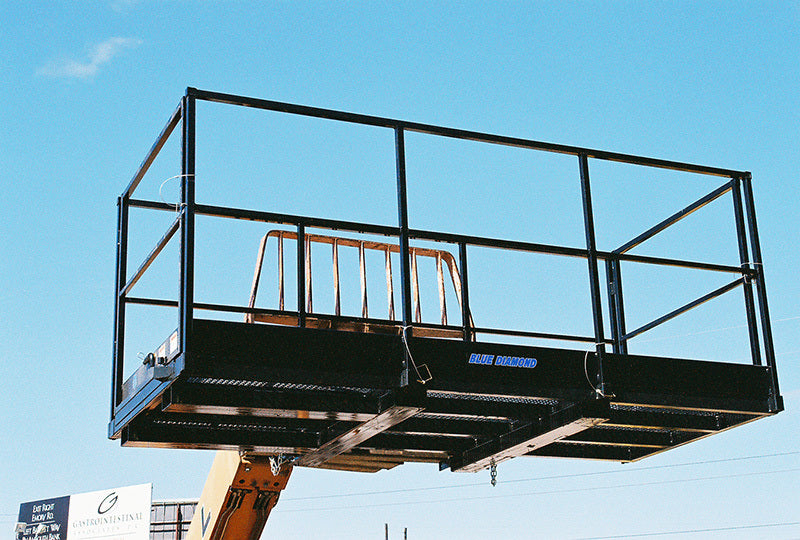 Forklift Work Platform | 4' x 6' | Blue Diamond Attachments 117010