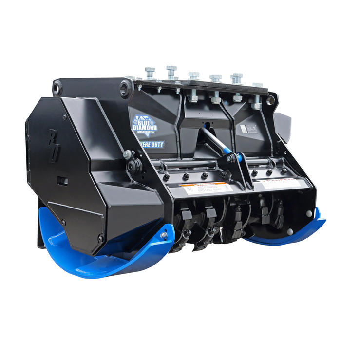 Blue Diamond Severe-Duty Excavator Drum Mulcher – 50″ Cutting Widths