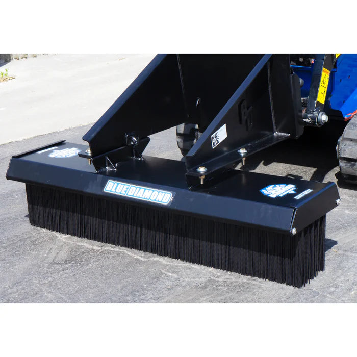 Mini Push Broom | 60'' | Light Duty | Blue Diamond Attachments