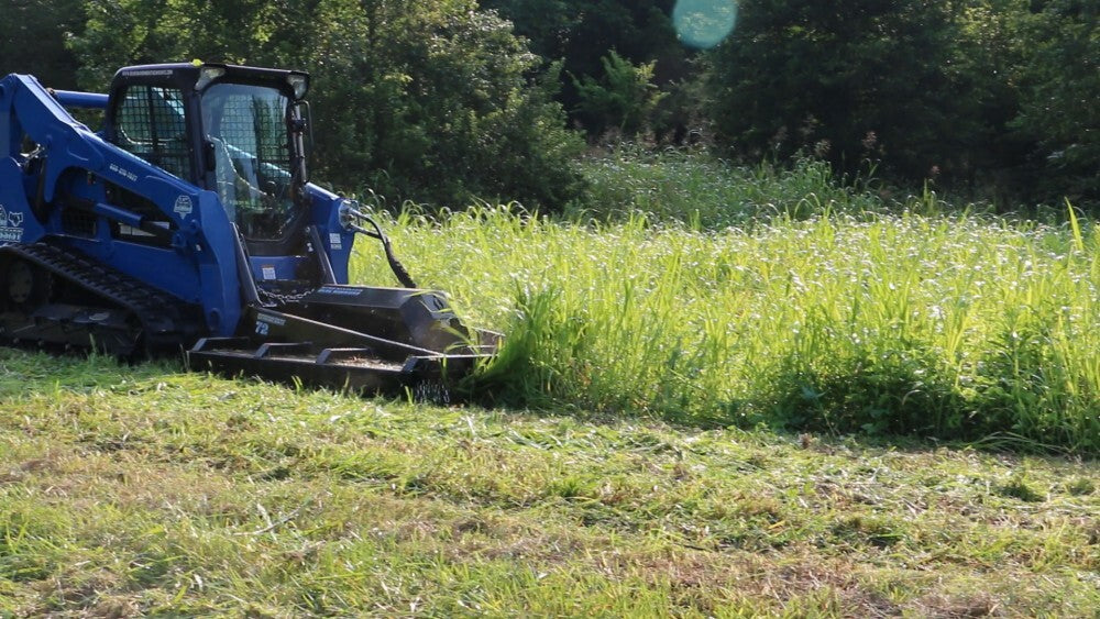 Brush Cutter | 60'' Low Flow | Extreme Duty | Closed Front | Blue Diamond Attachments 103015