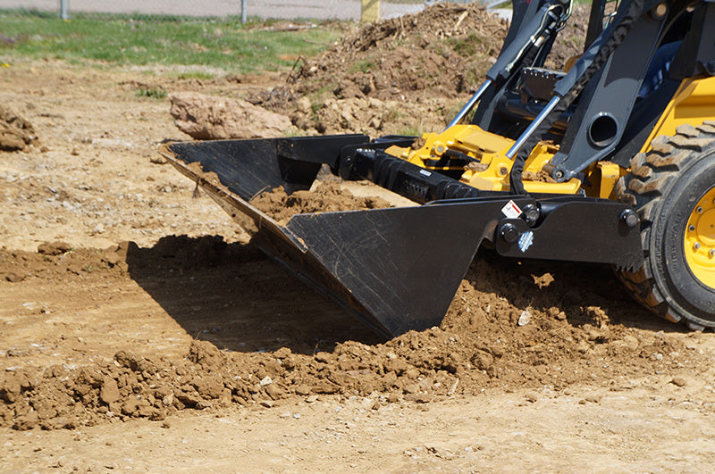 Skid Steer Bucket | 66'' | 4-in-1 | Smooth Edge | Blue Diamond Attachments 108780