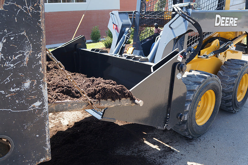 Skid Steer Bucket | 66'' | 4-in-1 | Smooth Edge | Blue Diamond Attachments 108780