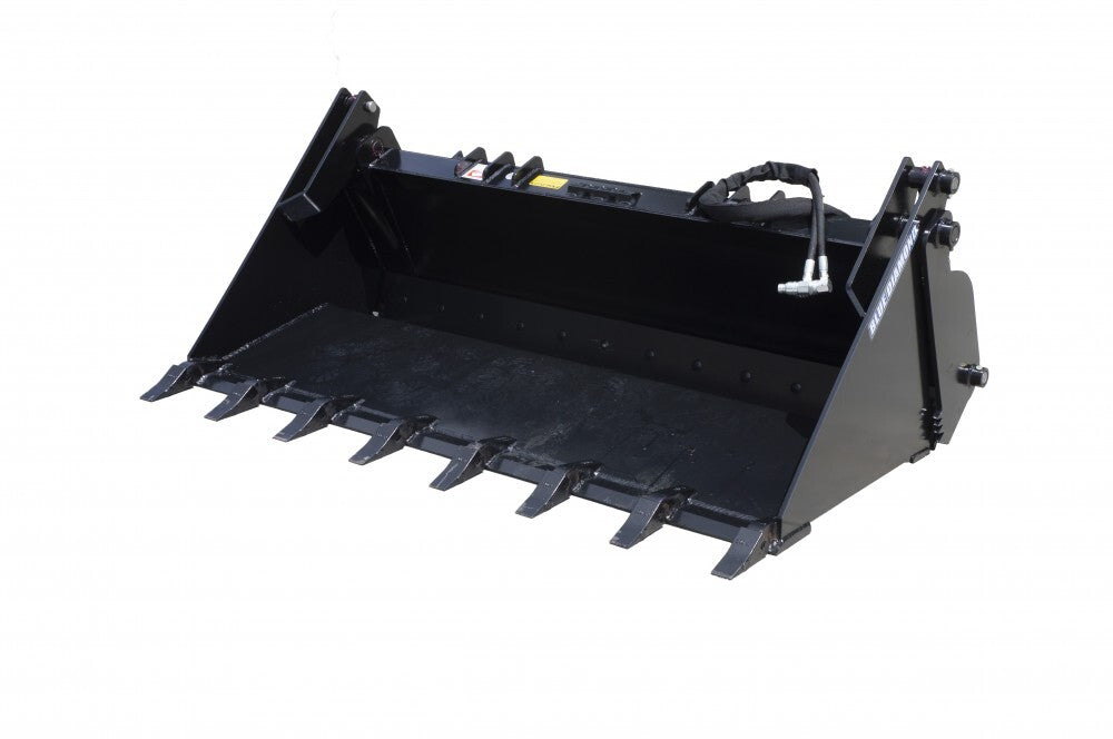 Skid Steer Bucket | 66'' | 4-in-1 | Smooth Edge | Blue Diamond Attachments 108780