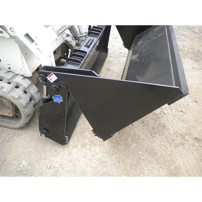 Skid Steer Bucket | 72'' | 4-in-1 | Smooth Edge | Blue Diamond Attachments 108785