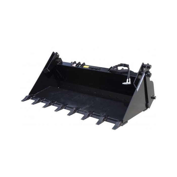 Skid Steer Bucket | 72'' | 4-in-1 | Smooth Edge | Blue Diamond Attachments 108785